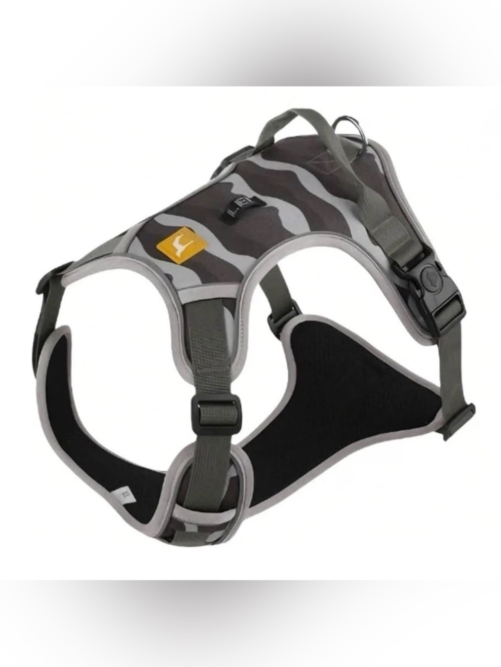 Chesoon Dog Harness 3-in-1 Reflective No Pull Set Grey Large
